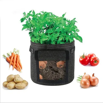 

DIY Potato Grow Planter PE Cloth Planting Container Bag Vegetable gardening Thicken Garden Pot Planting Grow Bag Seedlings Bags