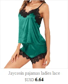 Jaycosin пижамы женские сексуальные слинги большого размера из трех частей дамское сексуальное перспективное сексуальное нижнее белье темно-синее дамское кружевное сексуальное