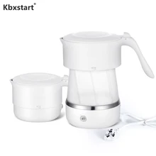 Силиконовый гель складной чайник бойлер для путешествий Мини-чайник Электрический здоровья горшок 110 В 220 Hervidor де Agua электрико