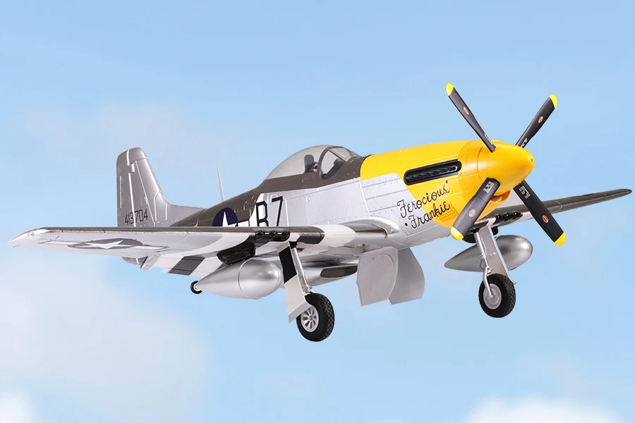 

FMS 1700MM / 1.7M Gaint Warbird P51 / P-51 D Mustang Ferocious Frankie FF PNP Version Big Scale RC Model Plane Aircraft