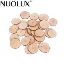 30 шт 4-5 см деревянное бревно древесные срезы для поделок Свадебные украшения для дома отель вечерние украшения