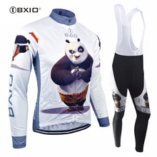 BXIO Winter Thermal Fleece Cycling Sets Warm Long Sleeve Pro Team Bike Clothing Ropa Ciclismo Invierno