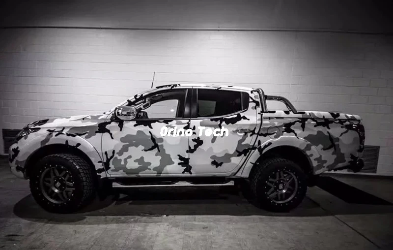 black white arctic camouflage vinyl wrap-2