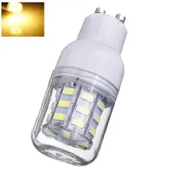 GU10 кукурузы лампы высокой мощности LED 5730 SMD свет лампы энергосбережения цвет: теплый белый