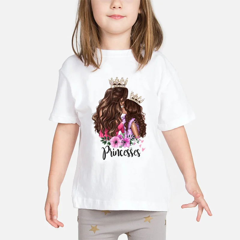 ZSIIBO/футболка для маленьких девочек с надписью «Super Mom» Модная жизнь для мамы и ребенка футболка с принтом «Mommy Love» детская белая одежда Детские топы