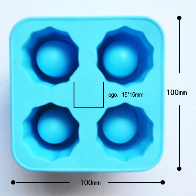 10*10*5 см бар вечерние лед для напитков лоток забавная форма ледяной кубик для заморозки прессформы льда пресс-форма чашки 4Cup лед в форме чашечки forma de гело «Холодное сердце»