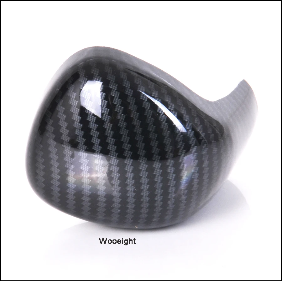 Car Accessories Universal Manual ABS Carbon Fiber Style Interior Gear Head Shift Knob Switching Cover For Toyota Camry 2018 (7)