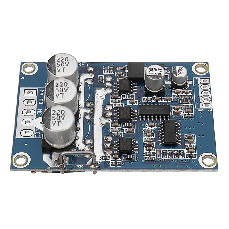 

DC 12V-36V 15A 500W Brushless Motor Controller Driver Board With Stall Over-current-protection For Hallless Motors