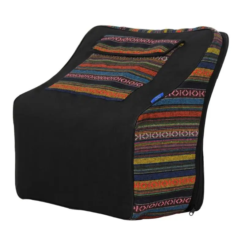 

National Style Cotton Cloth Accordion Gig Bag Soft Cover Carrying Backpack