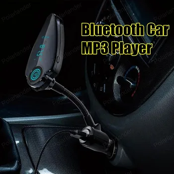 

Bluetooth Car Kit FM Transmitter Hands Free AuxMp3 Player Modulator with LED Display Portable Dual USB Charger Transmissor FM