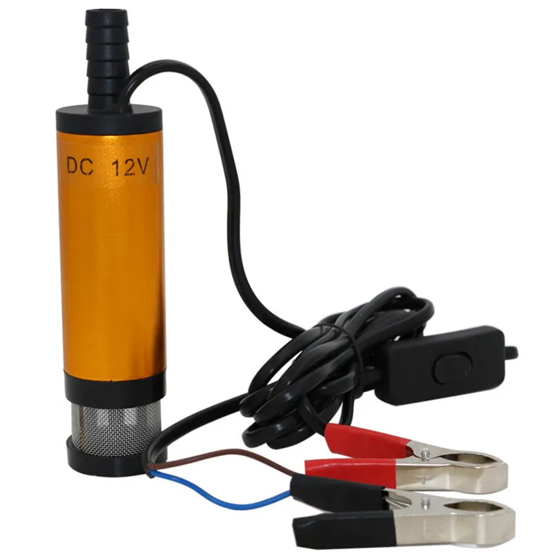 

DC 12V 38mm Water Oil Fuel Transfer Pump Car Truck Tool Submersible Refueling --M25