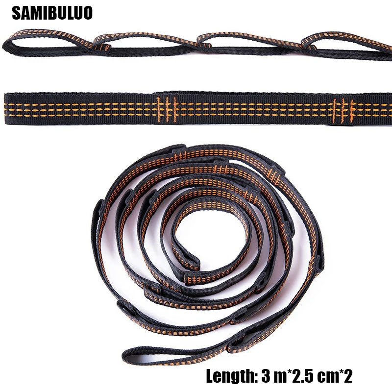 SAMIBULUO Super Strong Bandage Hammock Belts Hanging Tree Outdoor Camping Hiking Tool Hammock Rope 2pcs hooks SAMIBULUO Super Strong Bandage Hammock Belts Hanging Tree Outdoor Camping Hiking Tool Hammock Rope 2pcs hooks