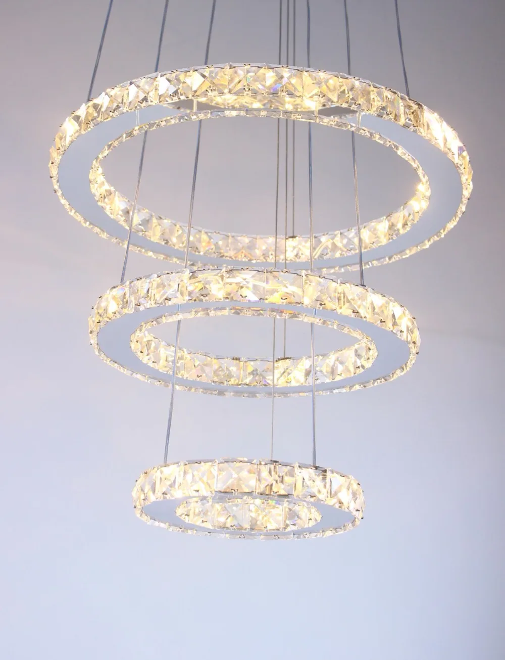 Us 88 38 48 Off Mirror Stainless Steel Crystal Diamond Lighting Fixtures 3 Rings Led Pendant Lights Cristal Dinning Decorative Hanging Lamp In Us 88 38 48 Off Mirror Stainless Steel Crystal Diamond Lighting Fixtures 3 Rings Led Pendant Lights Cristal Dinning Decorative Hanging Lamp In