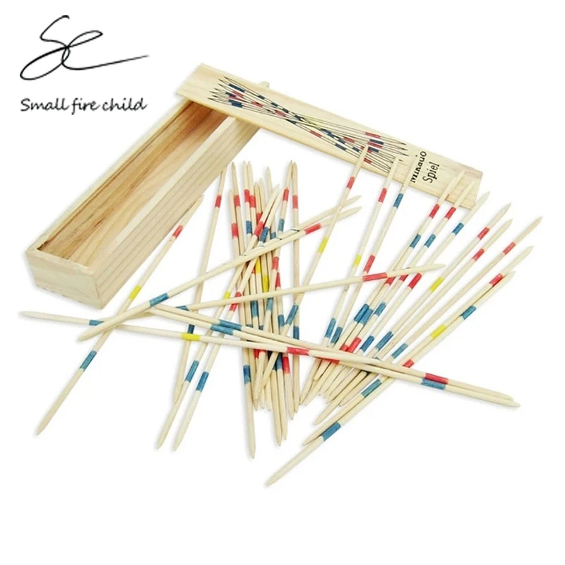 

Wooden Toys Pick Up Sticks Puzzle Game Multiplayer Board Stick Kids Educational Interactive Development Toy For Children