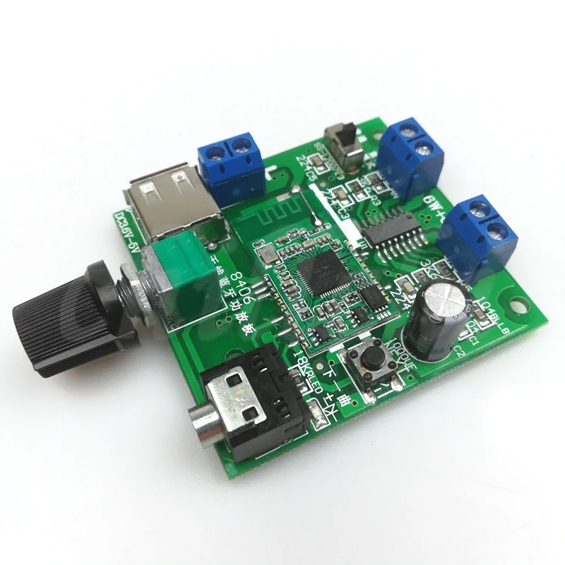 PAM8406 Bluetooth wireless power amplifier board 6W 3V6 5V 8406 dual