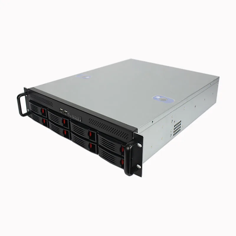 

Depth 55CM 2U550MM 8 HDD plate hot plug server computer case 19inch Rack server design Chassis