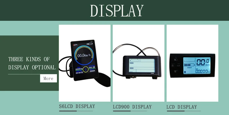 Flash Deal 48V500W Motor Wheel Electric Bike Kit  for 20" 26" 700C Hub Motor 48V Lithium Battery Ebike Kit LCD Display Electric Bicycle Kit 9