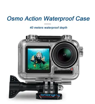 

Kuulee 40M Waterproof Case Underwater Diving Protective Cover Housing for DJI Osmo Action Free Shipping