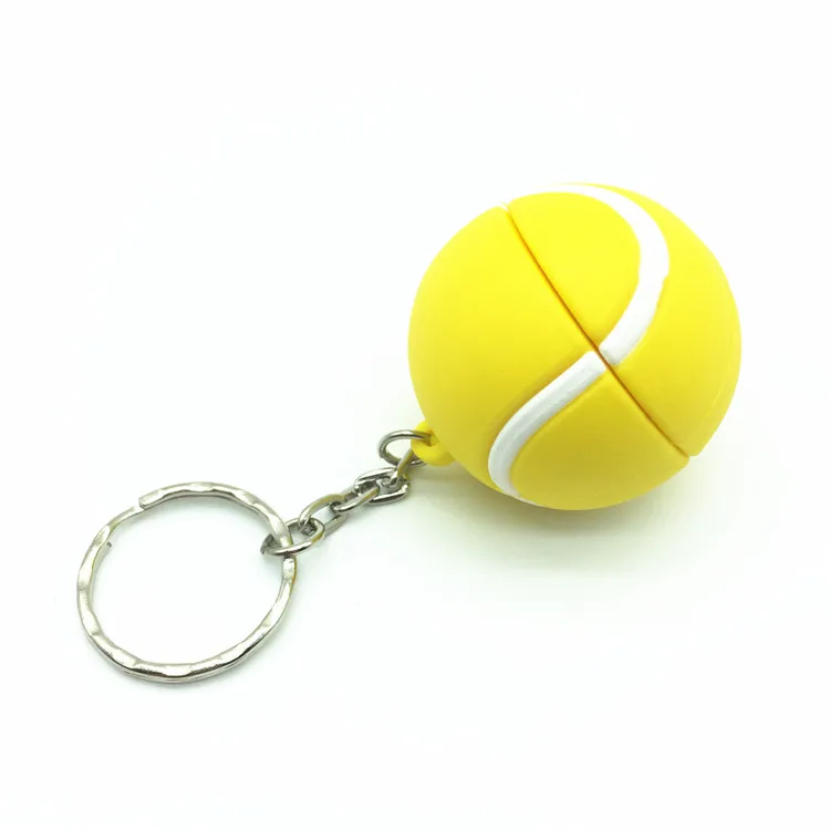 USB 3,0 мультяшный футбольный Баскетбол Теннис usb флеш-накопитель спортивные шариковые флешки запоминающее устройство ручка привод 4g 8g 16g 32g U диск - Цвет: Зеленый