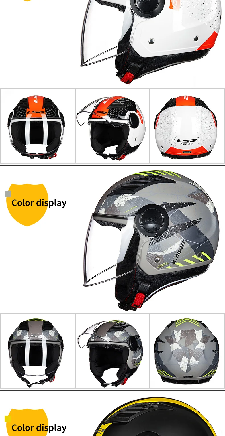 LS2 Половина лица шлем мото rcycle шлем casco moto capacetes de moto ciclista capacete 562