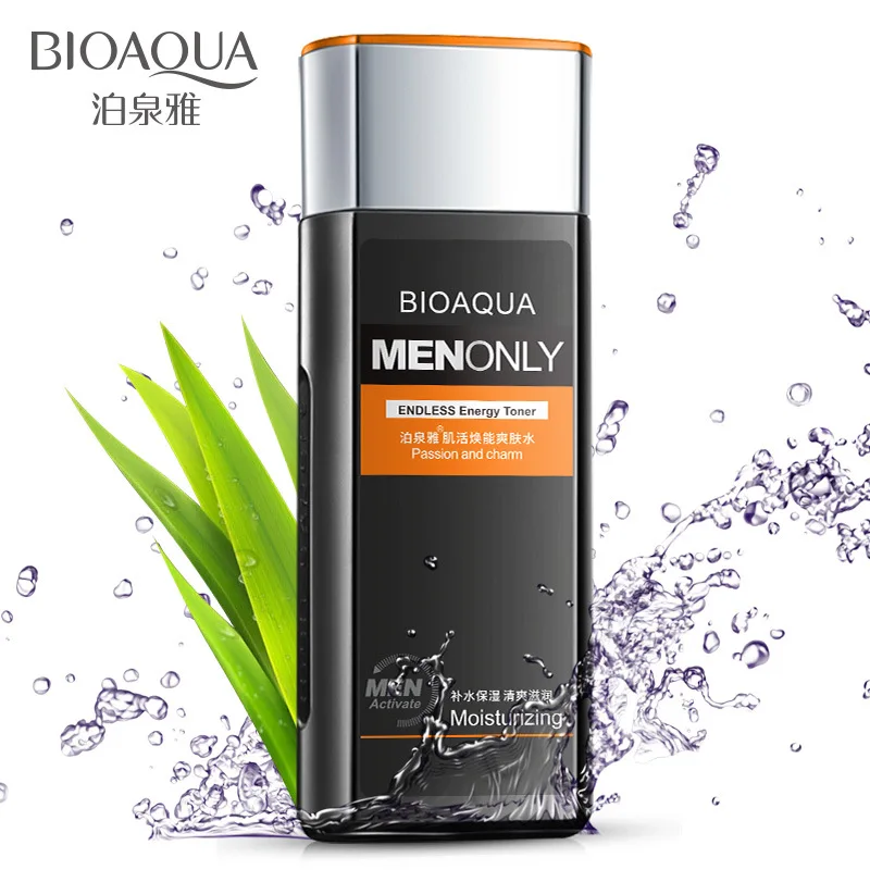 Мужская энергетическая увлажняющий тоник BIOAQUA увлажняющая маска для уменьшения