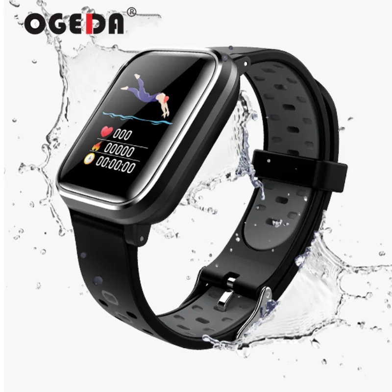 

OGEDA 2019 Bluetooth Smart Watch Men Women Android Phone Call GSM Sim Remote Camera Information Display Sports Pedometer