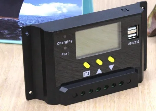 Солнечный контроллер для адаптера 30A 12 v/24 v с цифровым экраном, встроенный двойной USB выход 5 v для солнечной системы, нарядные фатиновые юбки защиты
