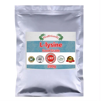 

100g-1000g Food Grade Amino Acid Lysine 98.5%, L-lysine Powder,High quality additives free shipping