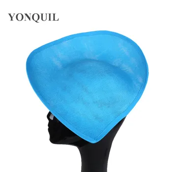 

Sea blue or 16 colors 30cm imitation sinamay fascinator base hair accessories for bridal wedding party church 5pieces/lot SYB05