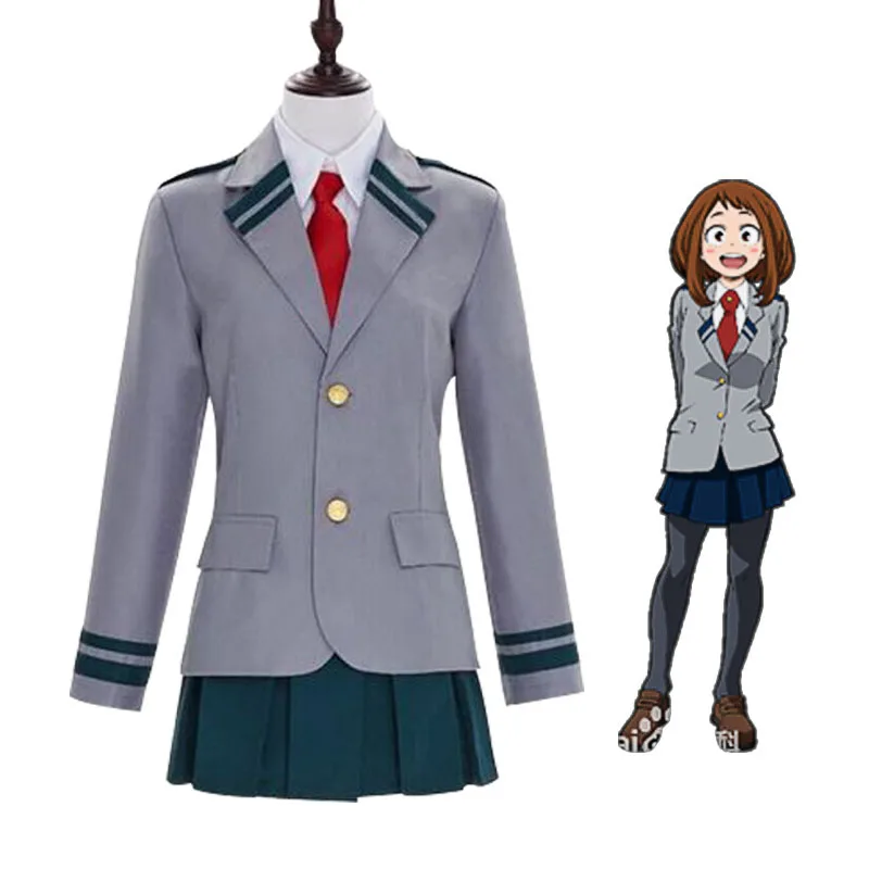 Cosroad Boku no Hero academic костюм для косплея Униформа Midoriya Izuku Todoroki Shoto Ochaco Uraraka Мужская и