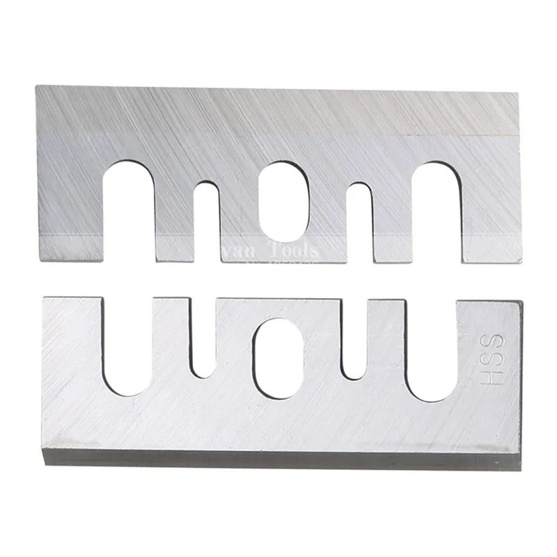 2 Pcs Planer Blades HSS Planer Sheet Electric Power Tool Part For Hitachi F20A Portable Electric Woodworking Tools 2 Pcs Planer Blades HSS Planer Sheet Electric Power Tool Part For Hitachi F20A Portable Electric Woodworking Tools