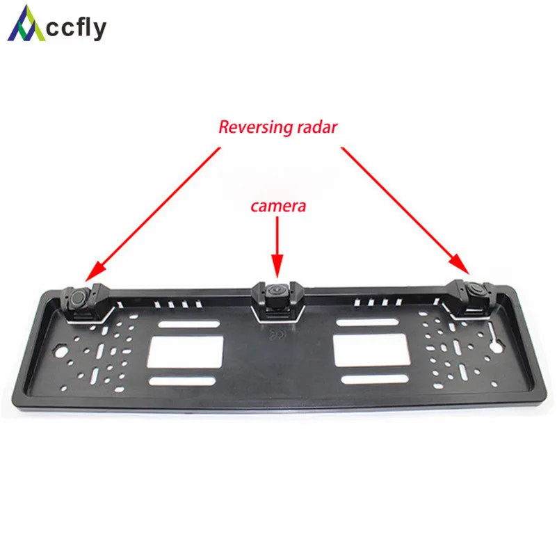 Accfly EU Europe car license plate frame Rear View font b camera b font 170 degree