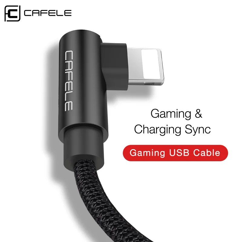 

Cafele 150cm Gaming USB Cable for iPhone X Xr Xs Max 8 7 6s Plus Charging and Gaming Sync USB Cable Nylon Weaving USB Cable