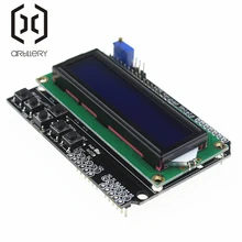 ЖК-клавиатура Щит lcd 1602 lcd 1602 Модуль дисплей ATMEGA328 ATMEGA2560 Raspberry Pi UNO синий экран