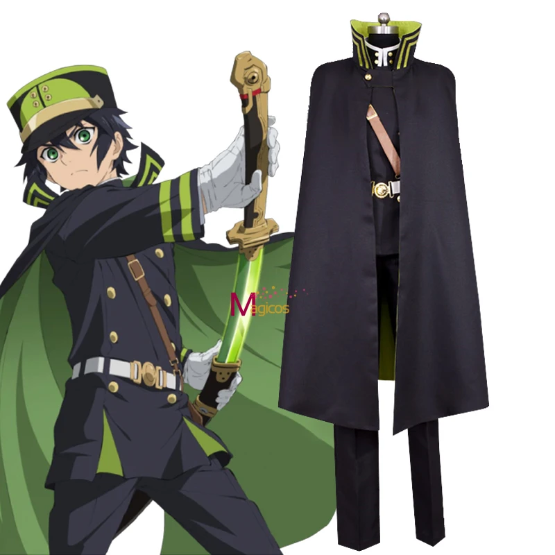 

Anime Seraph Of The End Owari no Seraph Yuichiro Hyakuya Cosplay Costume Uniform High quality Costumes For Men