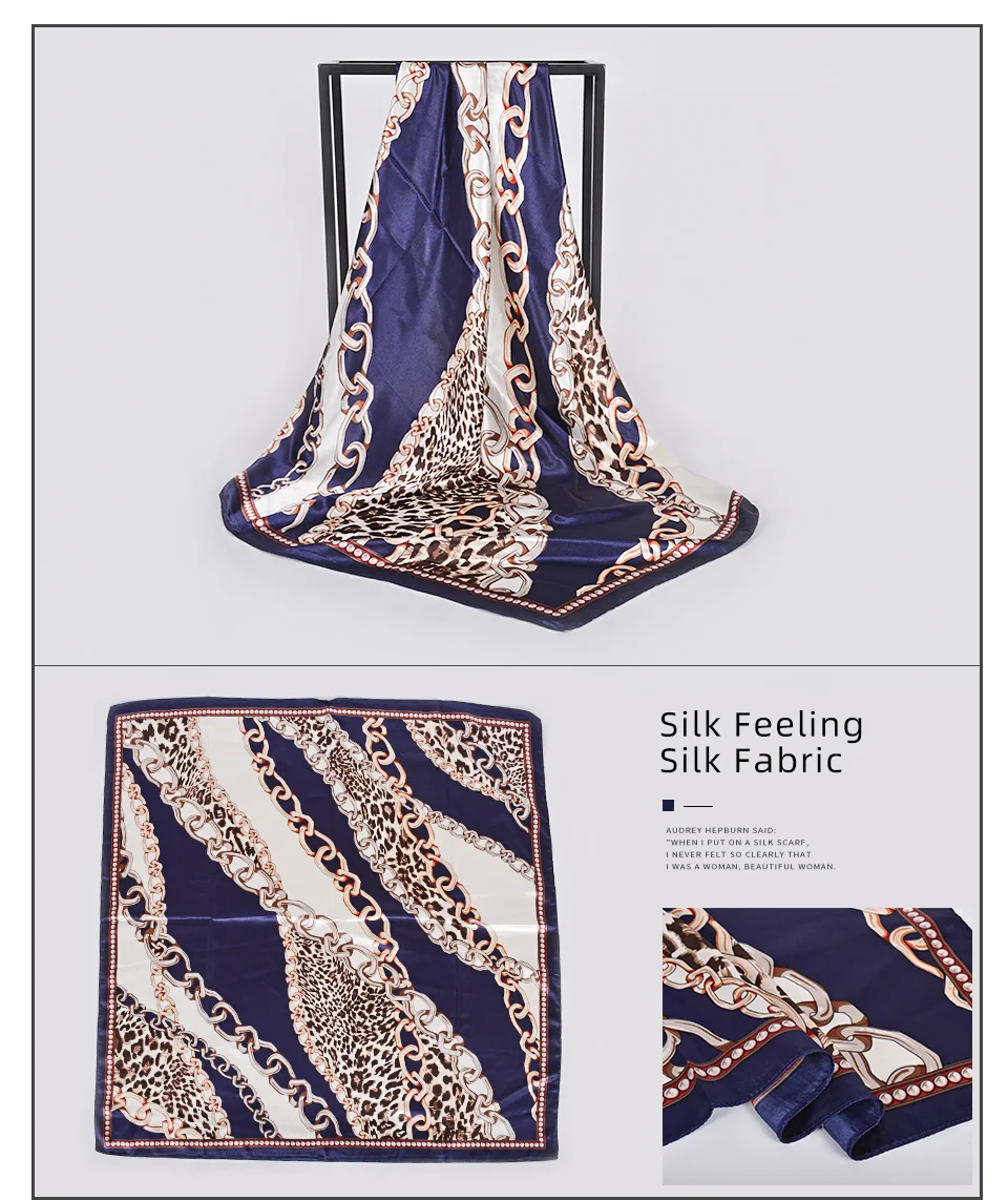 [BYSIFA] хиджаб шарф черный женский Шелковый квадратный шарф, платок роскошный бренд зимние шарфы платок Весна Женский Осенний шарф на голову