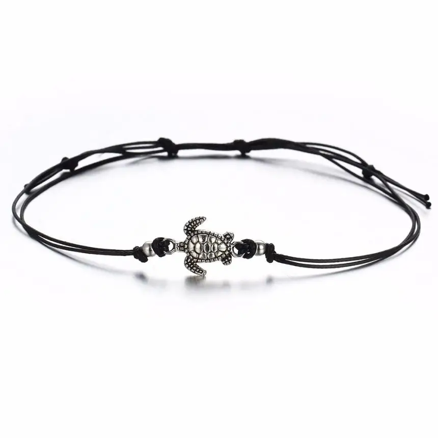 

woweile # 4015 Women's Turtle Beach Foot Chain Anklets Vintage Bracelet Jewelry