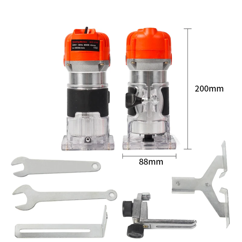 550 Вт Мощный электрический маршрутизатор для работы по дереву с европейскими вилками 6 мм и 1/" деревообрабатывающий Триммер Инструмент Электрический инструмент