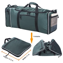 FLYONE Large Travel Duffel Bag 11x12.5x25 inch with 57L Capacity Polyester Travel Duffle Bags Foldable Bag Single Shoulder Strap