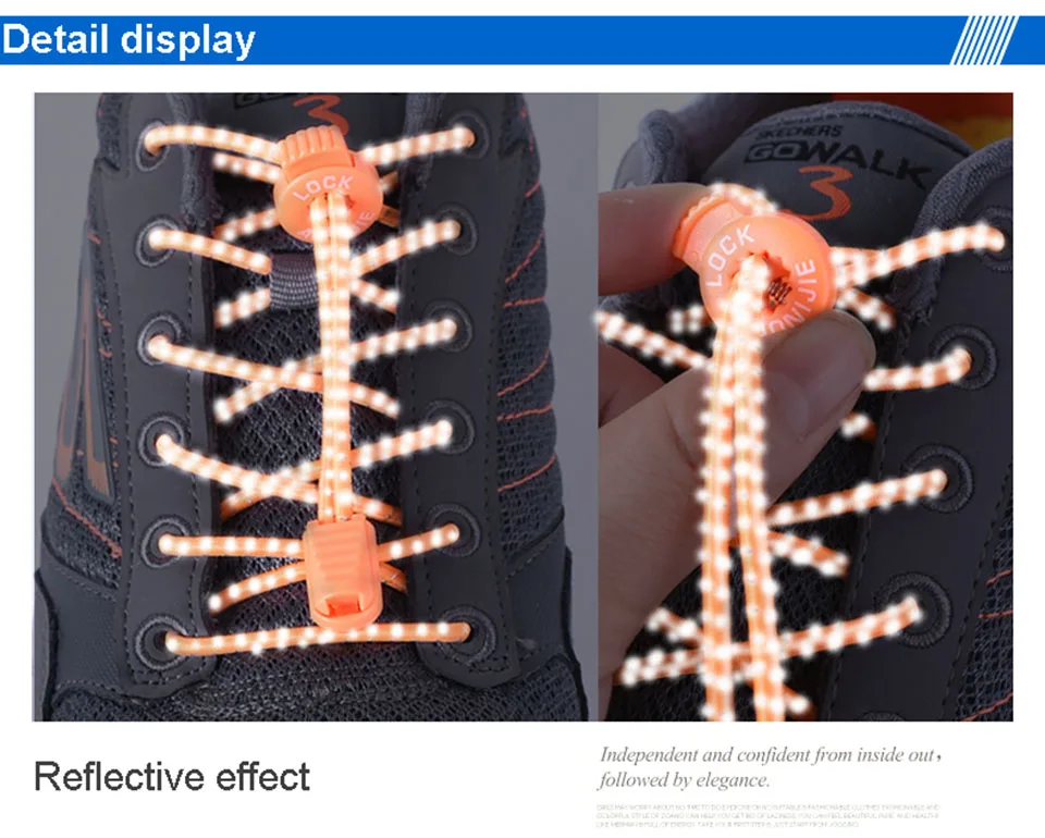 AONIJIE Светоотражающие ботинок бегуна шнурки безопасности пряжки ленивый замок Ботинки со шнурками шнурки унисекс для спорта баскетбол парусиновая обувь
