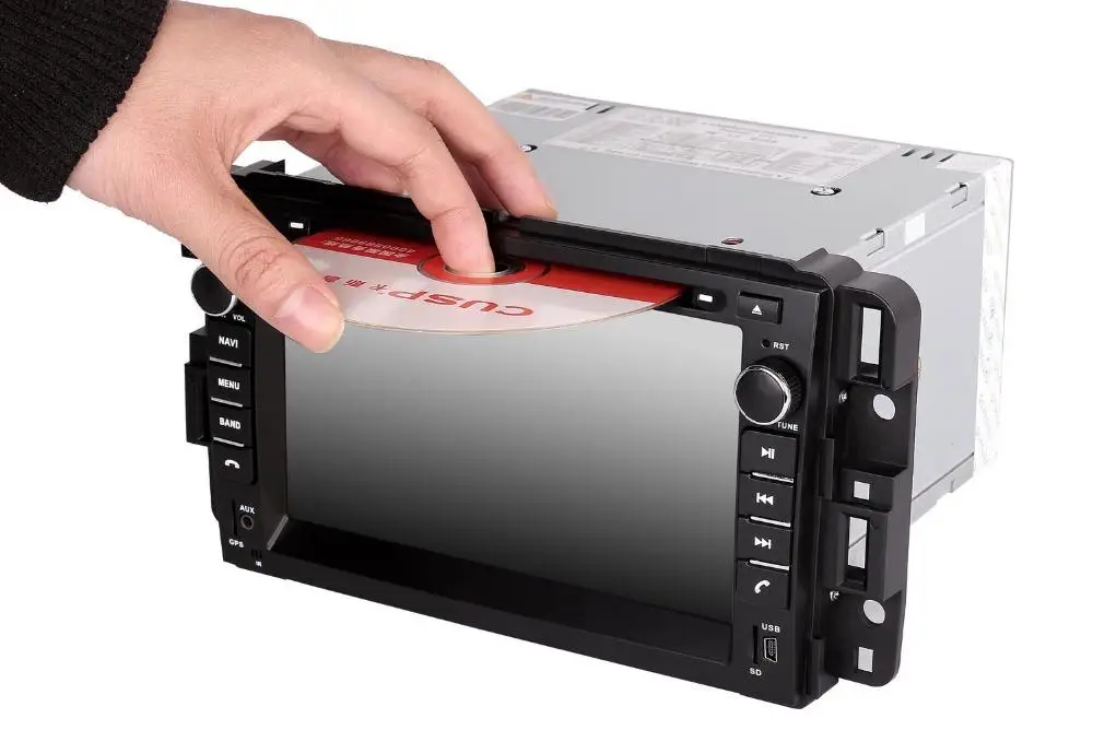 7 &quotавтомобильный DVD плеер с GPS(opt) аудио Радио стерео BT/TV CANBUS автомобильный