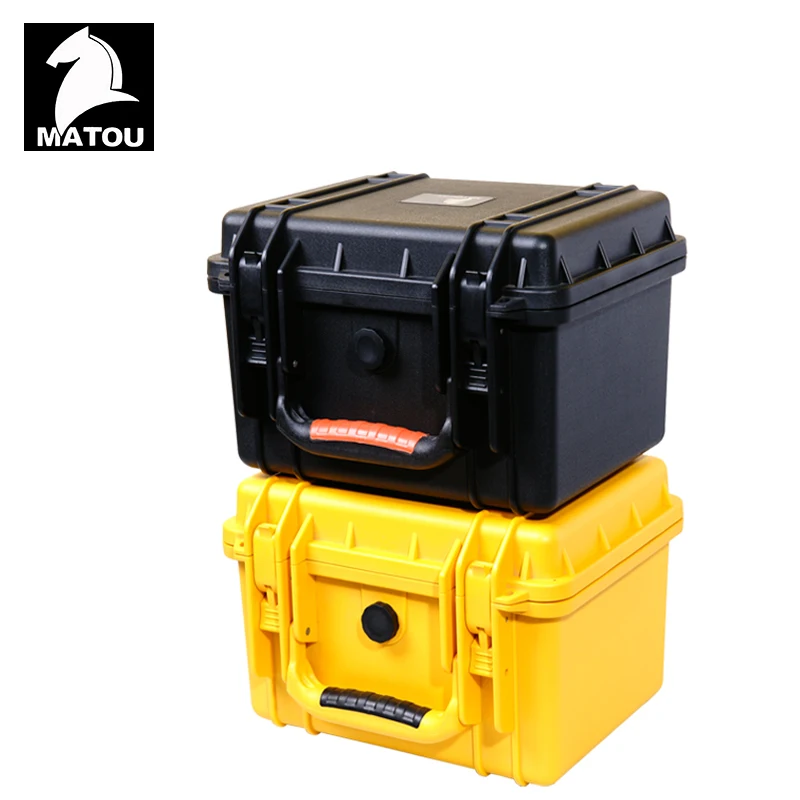 

Tool case toolbox waterproof protective equipment case camera case suitcase with pre-cut foam lining Panel installation box