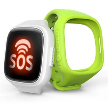 Купить онлайн Q95 A6 водонепроницаемый Wi-Fi GPS местоположение для смарт-часы sos-вызов Finder Locator трекер анти потерял Мониторы SmartWatch детей
