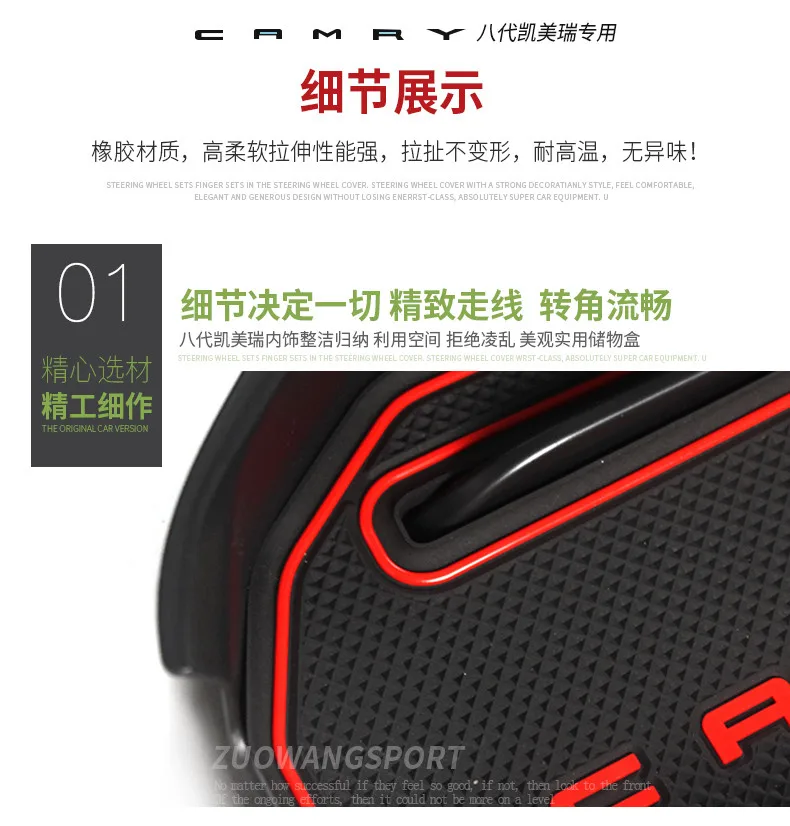 Car Center Console Armrest Storage Box Box Arm Rest Container Organizer Tray For Toyota Camry 2018 Interior Accessories 