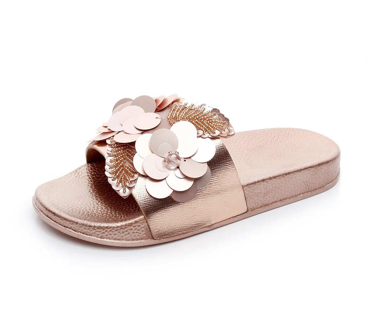 New Women Bright Slippers Spring Summer Autumn Home Beach Slippers Home Flip Flops Comfortable Flat Shoes 988