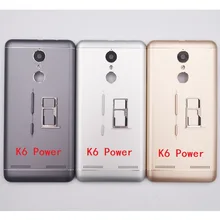 BaanSam, чехол на заднюю крышку батарейного отсека для lenovo K6 power K33a42 с кнопками громкости питания+ лоток для sim-карт