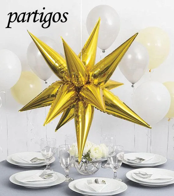 

50pcs Water drop light explosion foil DIY Helium balloons Wedding birthday party decor Festival promotion inflatable Air globos