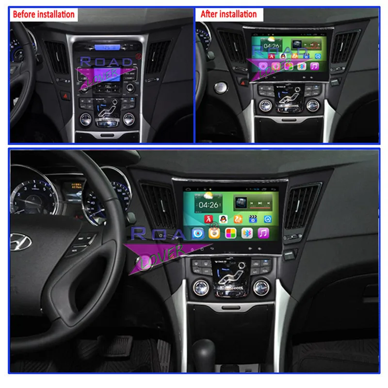 Sale Roadlover Android 9.0 Car Multimedia Player Radio For Hyundai Sonata 2011 2012 2013 Stereo GPS Navigation Magnitol 2 Din NO DVD 7
