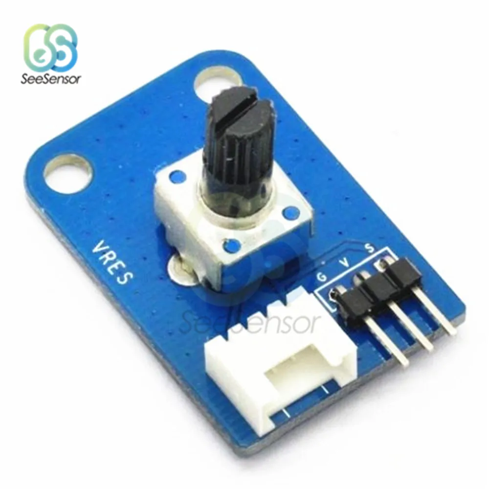 Плата модуля поворотного потенциометра 10K Ом для Arduino электронный компонент