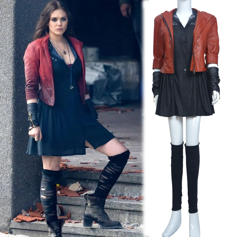 Buy New Avengers Age of Ultron cosplay costumes Wanda Maximoff Scarlet Witch
